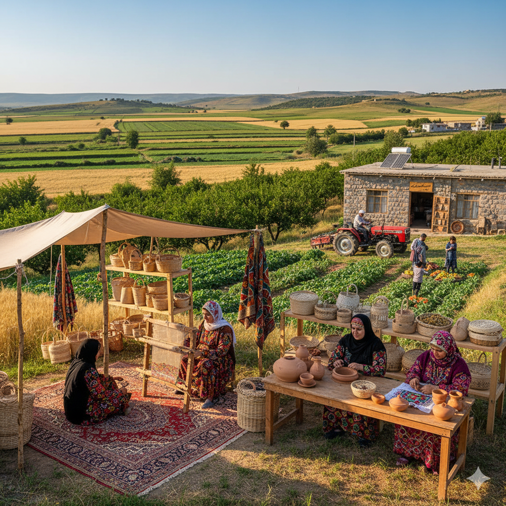 صنایع دستی در کارآفرینی روستایی: موتور محرک توسعه پایدار